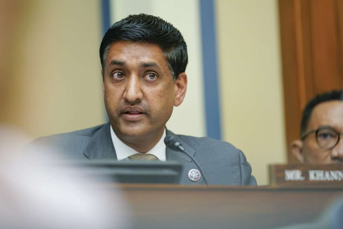 Rep. Ro Khanna speaks during a House Committee on Oversight and Reform hearing on gun violence on Capitol Hill on June 8, 2022, in Washington, D.C.