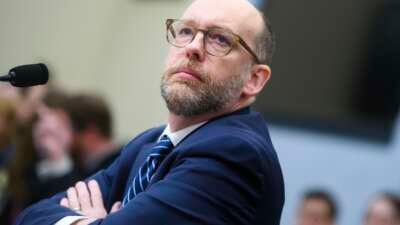 Russell Vought, then-acting director of the Office of Management and Budget, arrives to testify during the House Budget Committee hearing on “The President's 2021 Budget,” in Cannon Building on February 12, 2020.