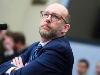 Russell Vought, then-acting director of the Office of Management and Budget, arrives to testify during the House Budget Committee hearing on “The President's 2021 Budget,” in Cannon Building on February 12, 2020.