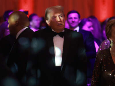 President-elect Donald Trump attends the America First Policy Institute Gala held at Mar-a-Lago on November 14, 2024, in Palm Beach, Florida.