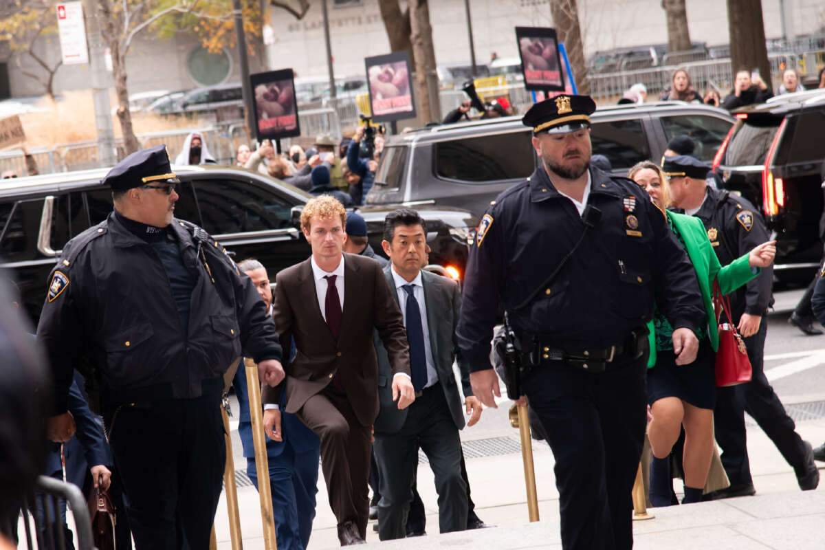 Daniel Penny is seen arriving at court on December 9, 2024, in New York, New York.