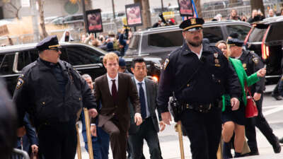 Daniel Penny is seen arriving at court on December 9, 2024, in New York, New York.