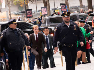 Daniel Penny is seen arriving at court on December 9, 2024, in New York, New York.