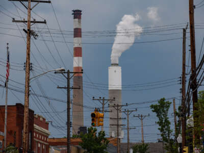 GenOns Cheswick Power Station, a coal-burning plant, is pictured on June 7, 2021, about 15 miles northeast of Pittsburgh in Cheswick, Pennsylvania.