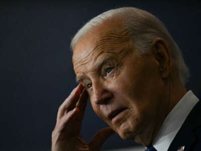 U.S. President Joe Biden speaks at the Labor Department in Washington, D.C., on December 16, 2024.