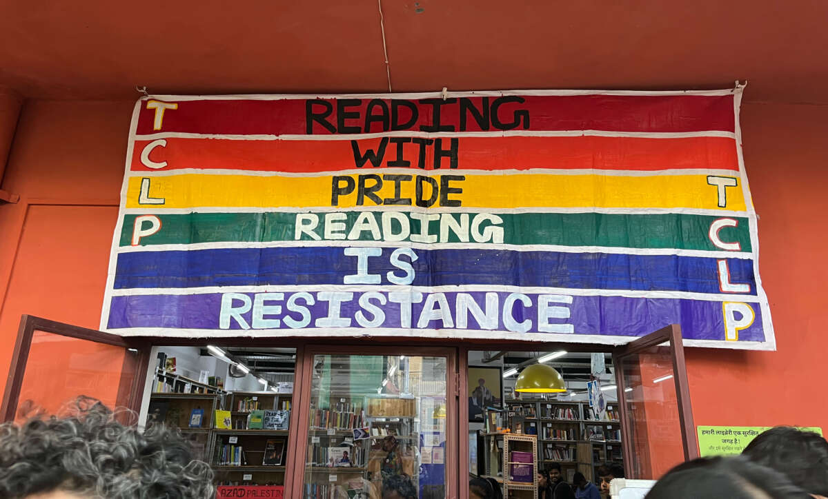 LGBTQ+ community members are welcome at the The Community Library Project in Delhi.