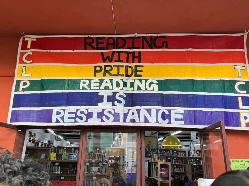 LGBTQ+ community members are welcome at the The Community Library Project in Delhi.