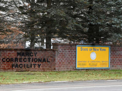 Entrance to Marcy Correctional Facility state prison on December 19, 2024, in Marcy, New York.