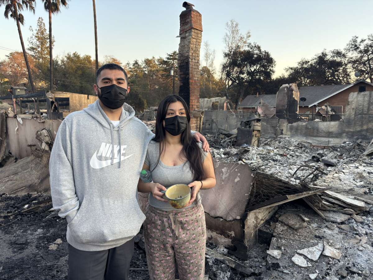 Salvador and Daisy, a Mexican American couple, lost their multigenerational home on the border between North Pasadena and Altadena.