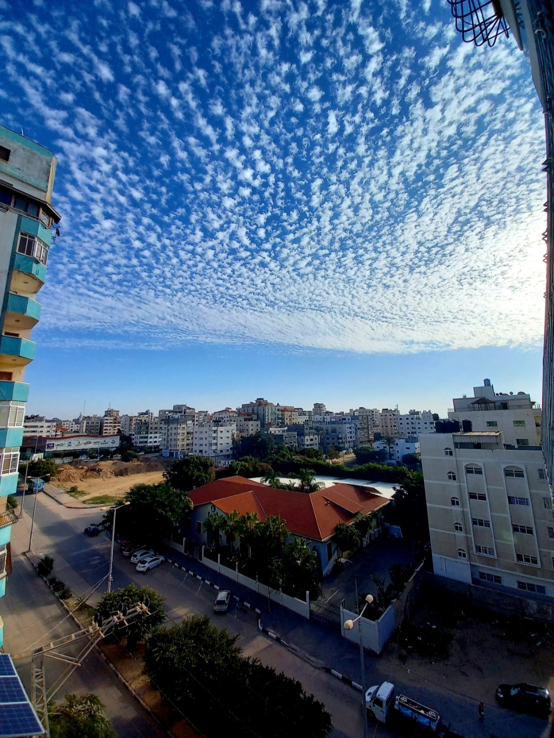 Here is a photo of my neighborhood that I took from my home in the Tal Al Hawa neighborhood in Gaza before the war.