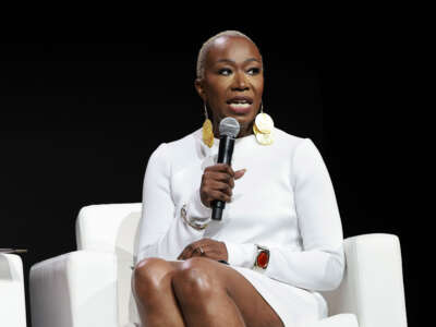 Joy Reid speaks during the 2024 ESSENCE Festival Of Culture™ Presented By Coca-Cola® at Ernest N. Morial Convention Center on July 7, 2024, in New Orleans, Louisiana.