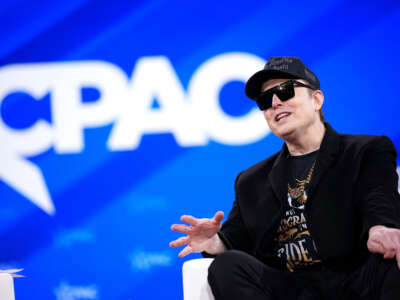 CEO of Tesla and SpaceX Elon Musk speaks at the Conservative Political Action Conference (CPAC) at the Gaylord National Resort Hotel And Convention Center on February 20, 2025, in Oxon Hill, Maryland.