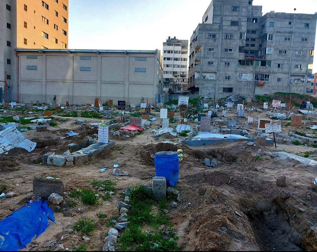 At every step in Gaza, I find a grave — looming, inescapable. The glow of Ramadan decorations has been replaced with the cold silence of graves, death shadowing every moment.