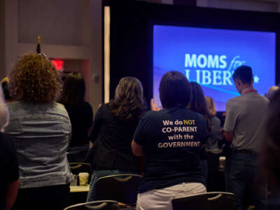 People attend the 2024 Moms for Liberty Summit in Washington, D.C., on August 29, 2024.