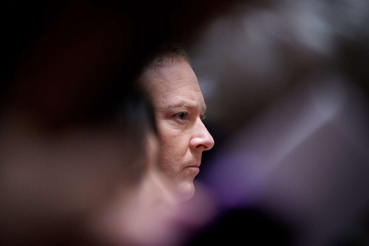 EPA Administrator Lee Zeldin attends a cabinet meeting at the White House on February 26, 2025, in Washington, D.C.