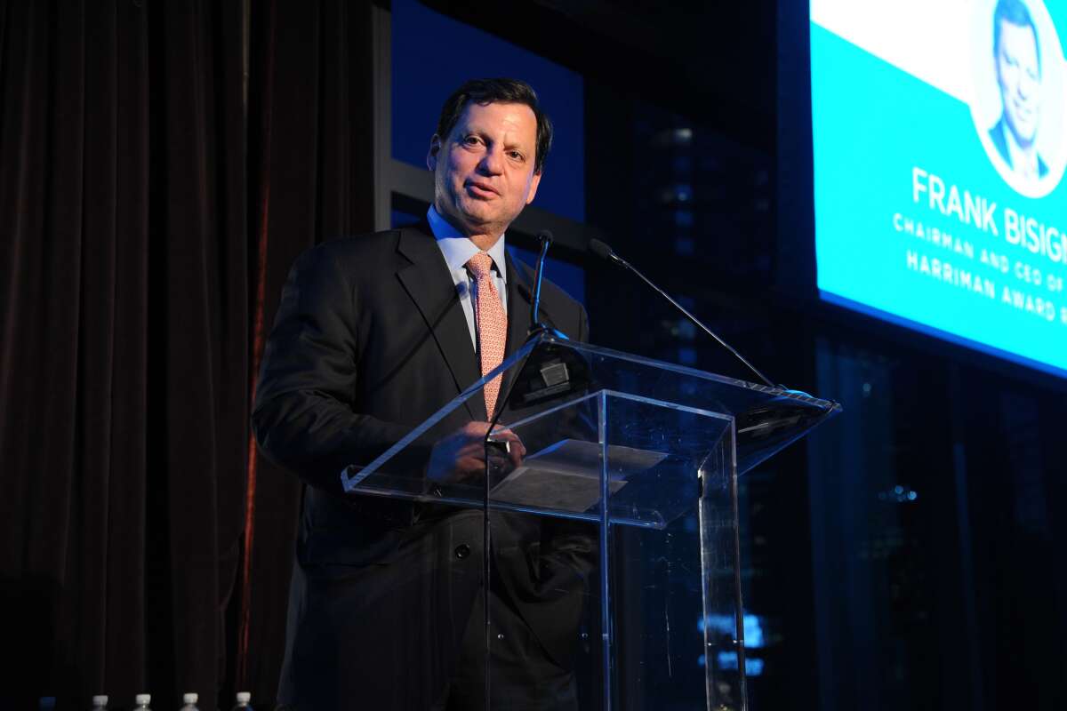 Frank Bisignano speaks at the BCNY Annual Awards Dinner on May 20, 2019, in New York City.