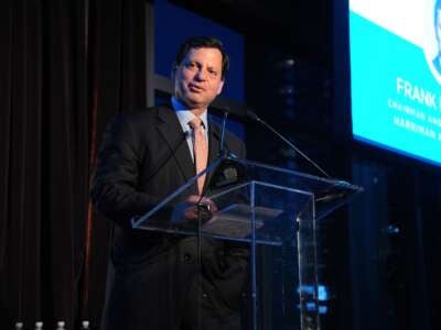 Frank Bisignano speaks at the BCNY Annual Awards Dinner on May 20, 2019, in New York City.