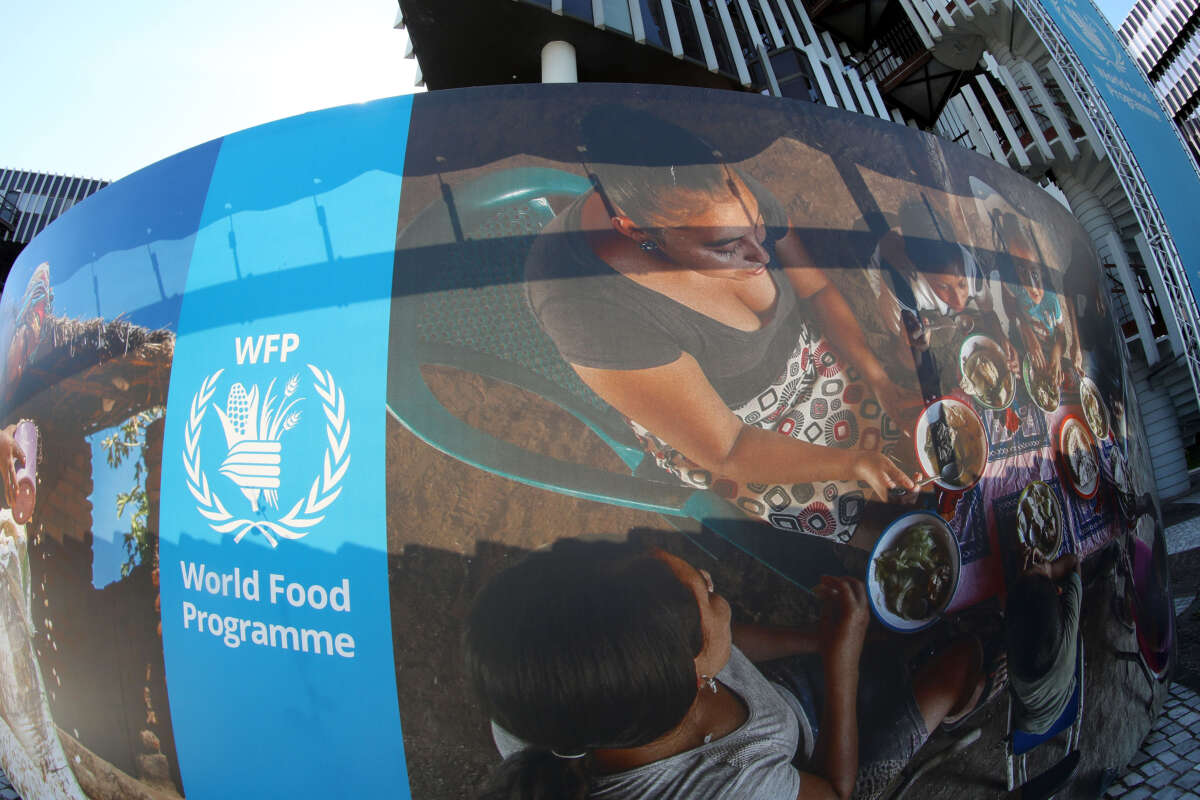 The United Nations World Food Programme headquarters is pictured at Parco De'3 Medici on October 9, 2020, in Rome, Italy.