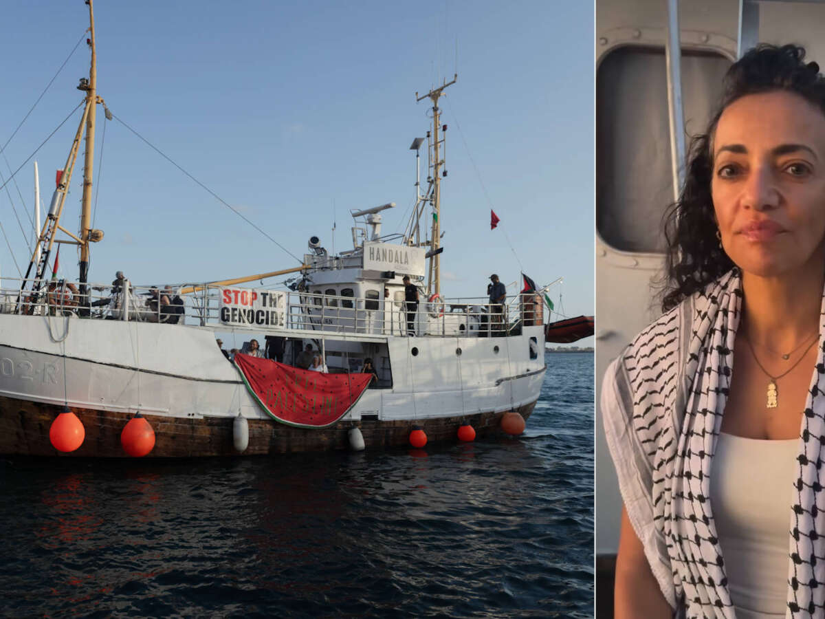 Another Freedom Flotilla Sails to Gaza to Break Israel’s “Engineered Famine”