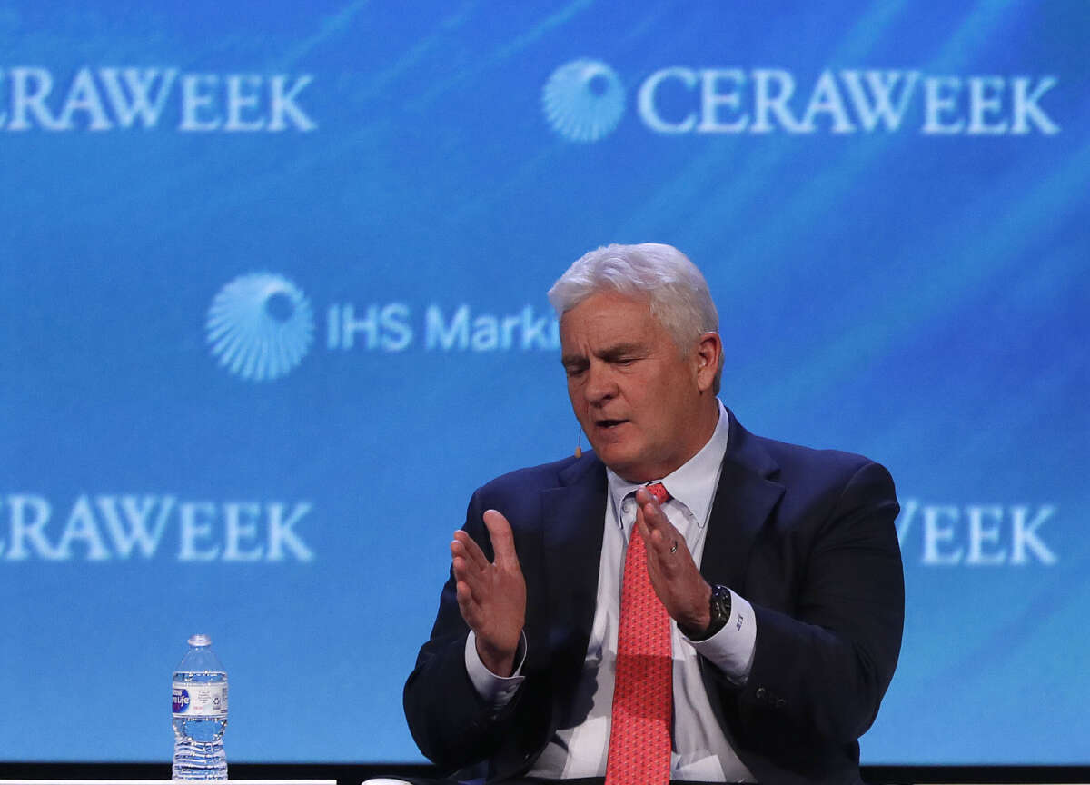 Kelcy Warren, CEO of Energy Transfer LP, which controls the Dakota Access Pipeline, pictured in this 2018 photo, was a major donor to pro-Trump Super PAC in the 2024 election.