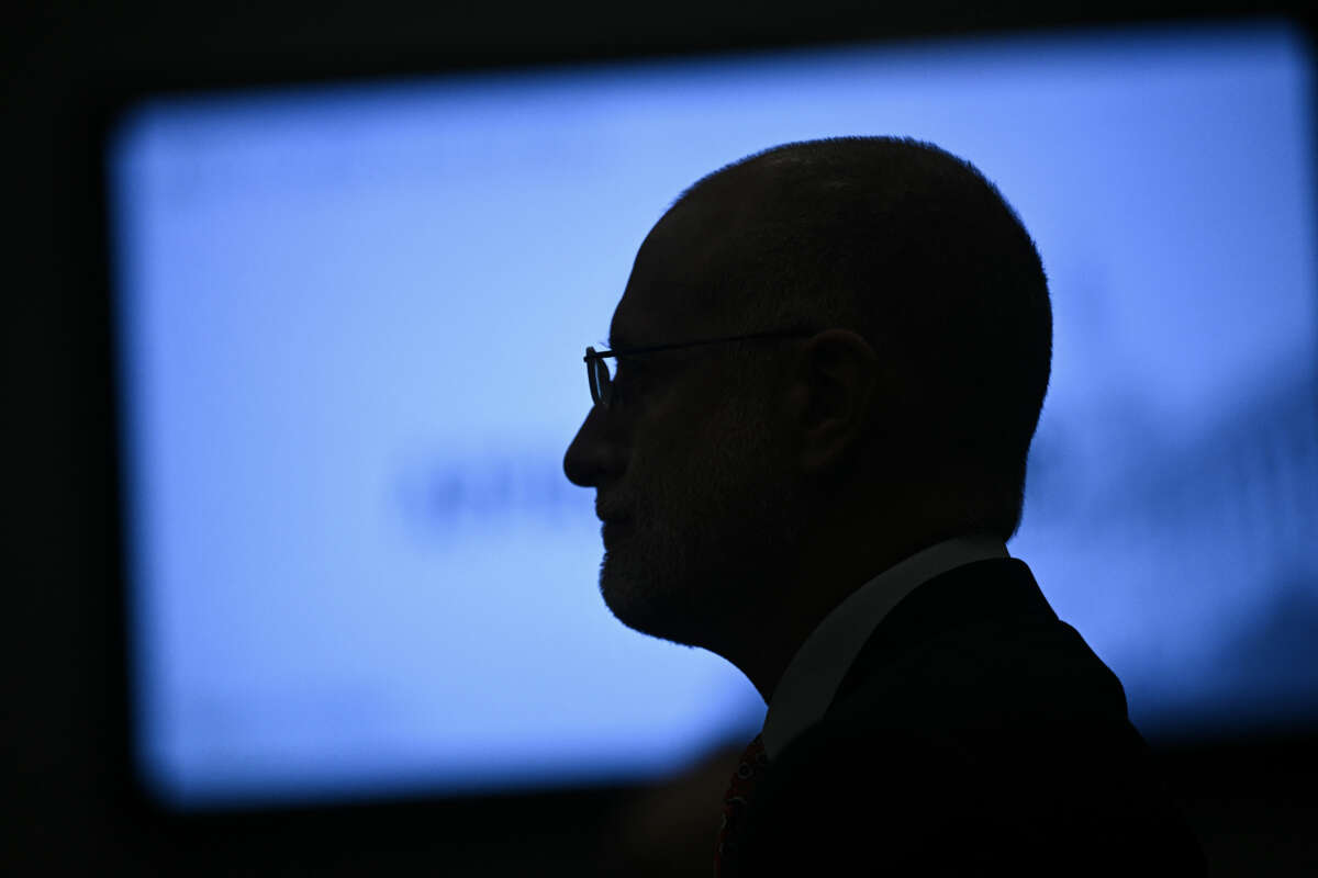 Chairman of the Federal Communications Commission (FCC) Brendan Carr arrives to testify before the House Subcommittee on Financial Services and General Government on oversight of the FCC, on Capitol Hill in Washington, D.C., on May 21, 2025.