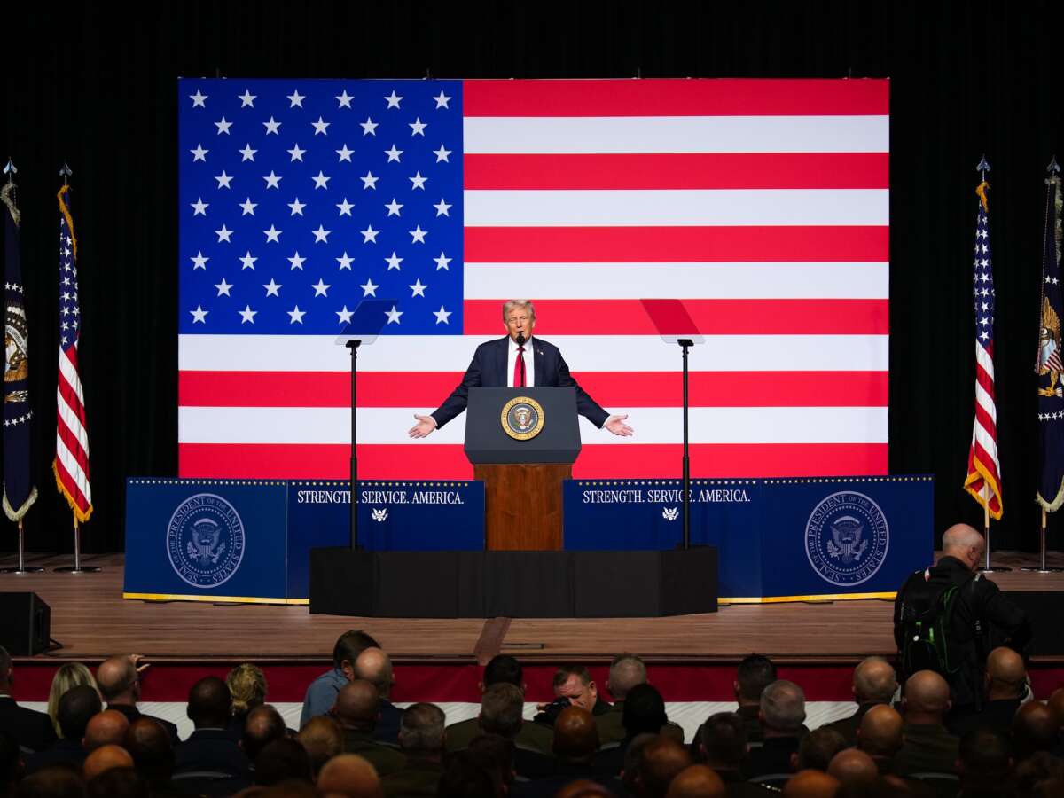 Trump Hints at Using Military to Quell Domestic Dissent and “Enemy From Within”