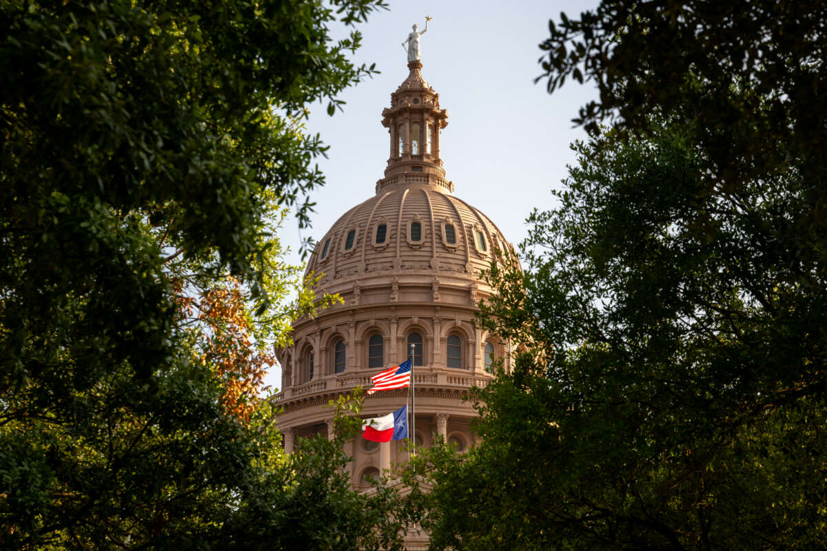 The State Capitol is seen on August 14, 2025 in Austin, Texas.