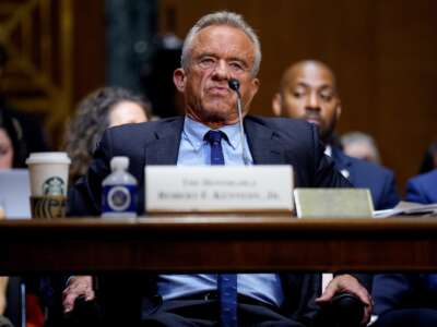 Health and Human Services Secretary Robert F. Kennedy Jr. appears before the Senate Finance Committee at the Dirksen Senate Office Building on September 4, 2025, in Washington, D.C. The committee met to hear testimony on Donald Trump's 2026 health care agenda.
