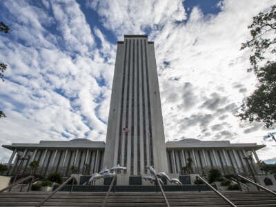 A view of the Florida State Capitol building on November 10, 2018, in Tallahassee, Florida.