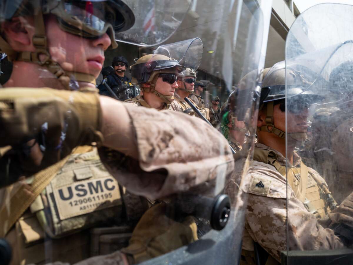 Trump Claims He Can Send “Army, Navy, Air Force, Marines” Into US Cities