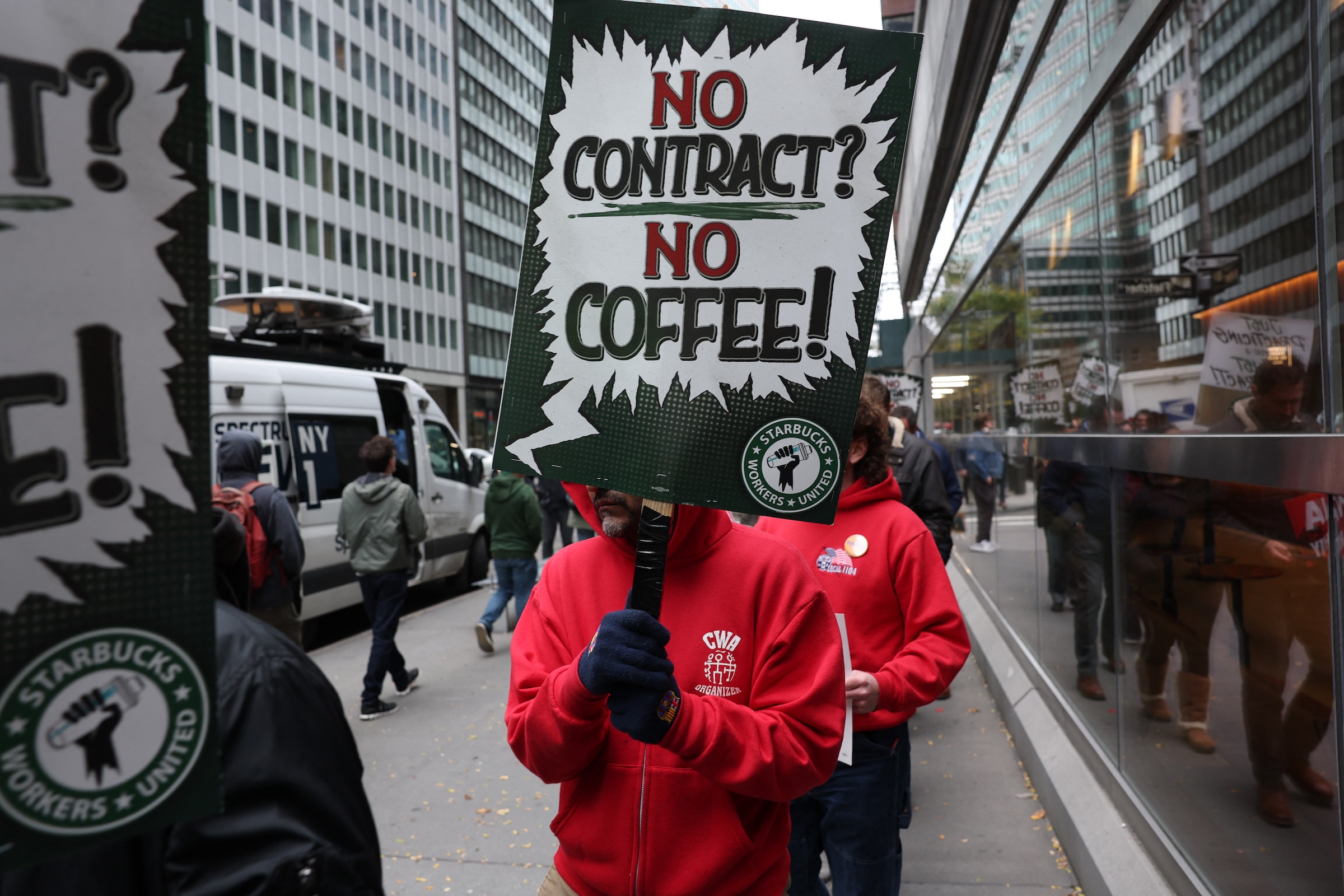 Over 1,000 Starbucks Workers Go on Strike on Company's "Red Cup Day"