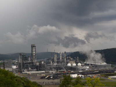 A fossil fuel plant in Monaca, Pennsylvania, on August 6, 2024.
