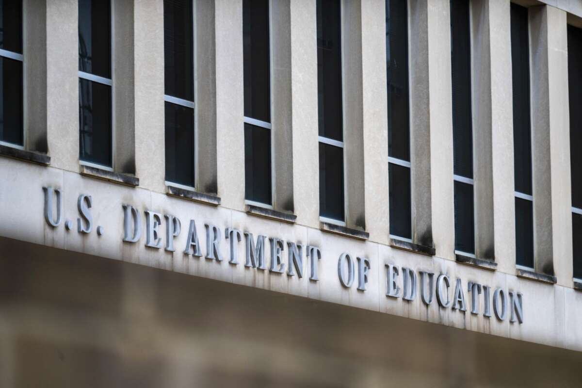 The Department of Education building in Washington, D.C., on March 24, 2025.