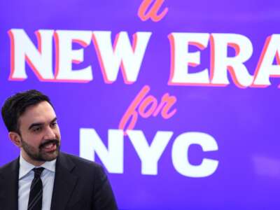 New York City Mayor-elect Zohran Mamdani speaks during a press conference on December 22, 2025.