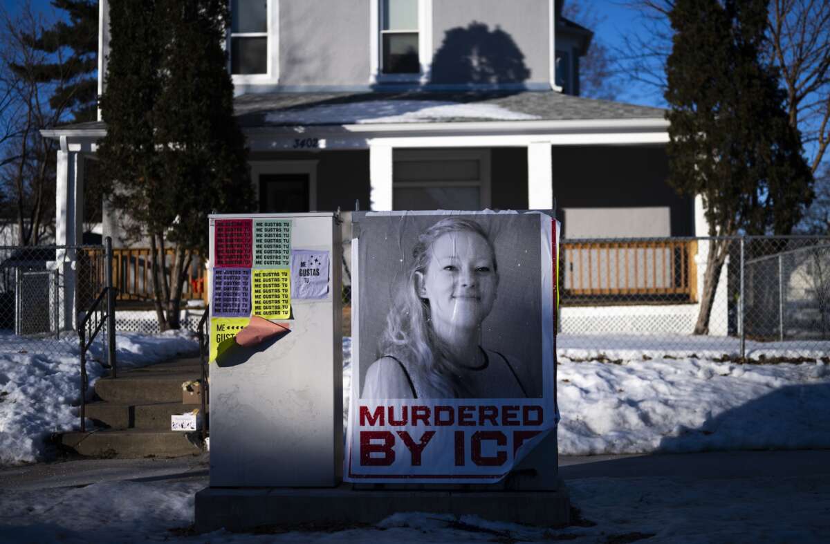 identity theft A poster reads