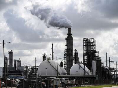The Valero Houston Refinery in Houston, Texas, on August 29, 2025.
