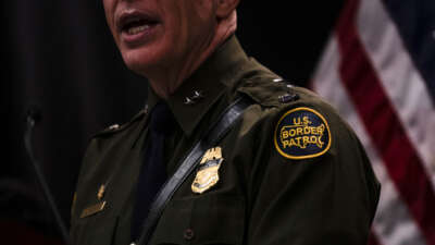 Border Patrol Commander Gregory Bovino speaks during a press conference at the Bishop Henry Whipple Federal on January 22, 2026, in Minneapolis, Minnesota.