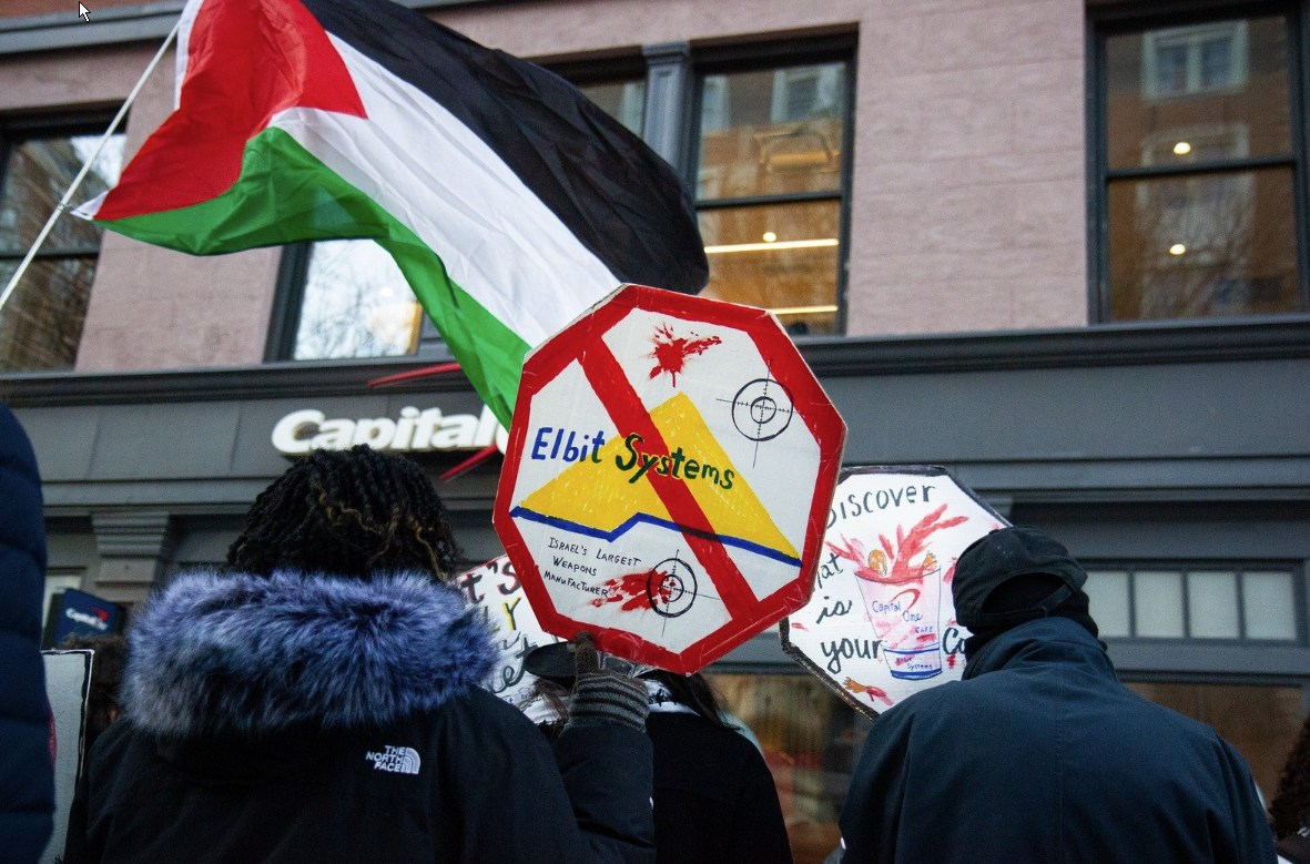 New Campaign Targets Capital One for Partnership With Israeli Arms Manufacturer
