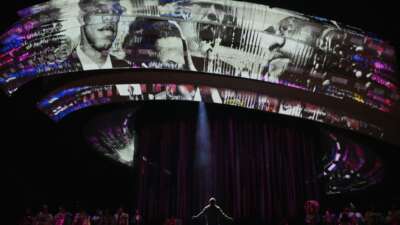Performers take part in a dress rehearsal of X: The Life and Times of Malcolm X at the Metropolitan Opera in New York City on October 31, 2023. This musical biography of civil rights leader Malcolm X infuses history with Afrofuturism, and first premiered in the mid-1980s to favorable reviews from critics, but went unrevived for decades, with just a few stagings over nearly 40 years.