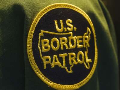 A Border Patrol agent’s patch is seen in the U.S. Customs and Border Protection headquarters on May 20, 2025, in Washington, D.C.