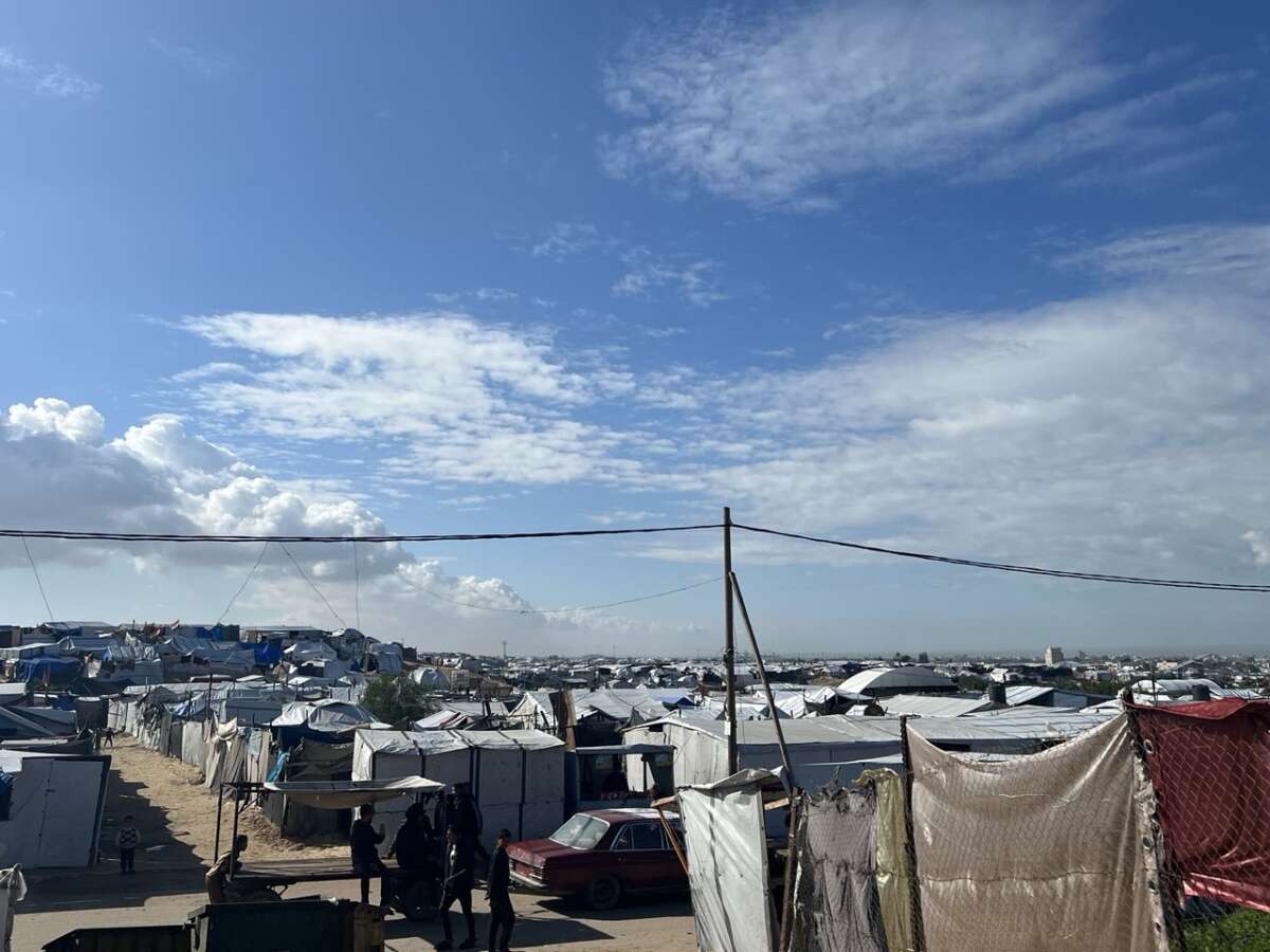 Displaced Gazans in Khan Younis are navigating harsh living conditions.