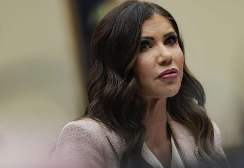 Secretary of Homeland Security Kristi Noem testifies before the House Judiciary Committee in the Rayburn House Office Building on March 04, 2026 in Washington, D.C.