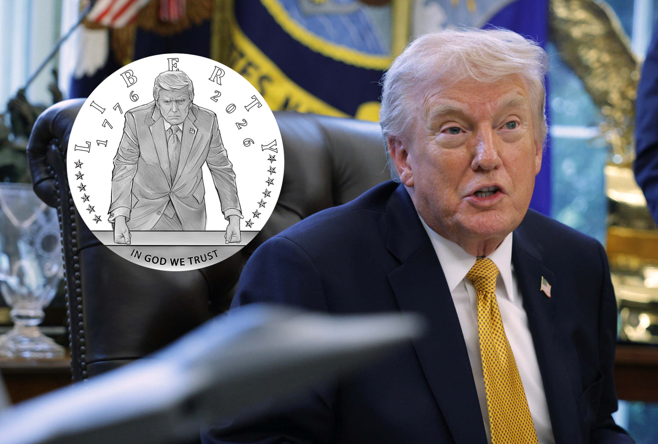 Critics Blast Fed Panel Decision to Mint Trump Gold Coin for US 250th Anniversary Celebration