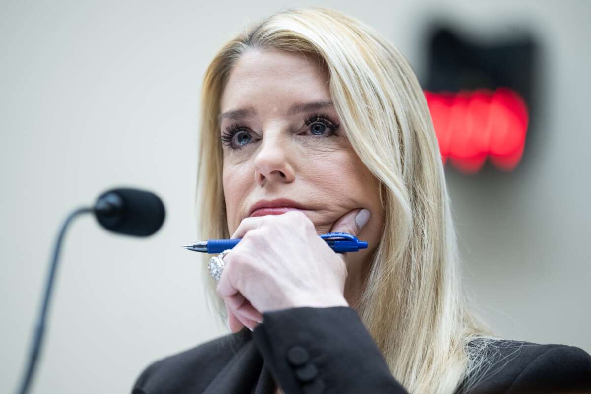 Attorney General Pam Bondi testifies during the House Judiciary Committee hearing titled "Oversight of the U.S. Department of Justice," in Rayburn building on Wednesday, February 11, 2026.