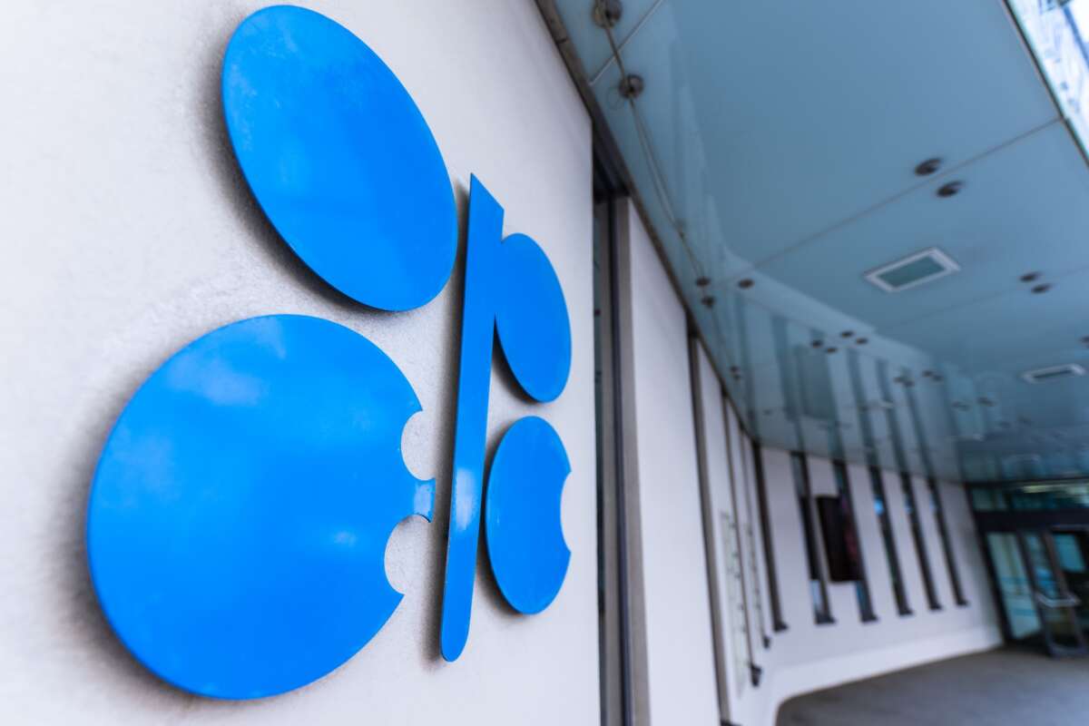 Exterior views of OPEC headquarters on April 28, 2026 in Vienna, Austria.