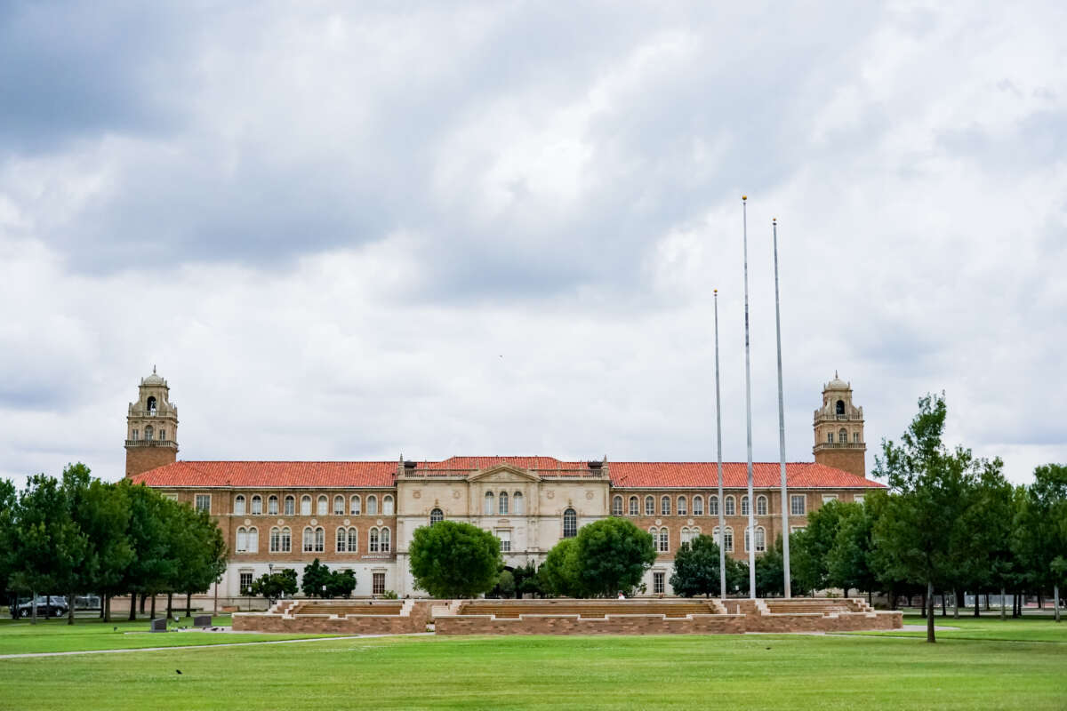 A view of Texas Tech University on June 27, 2021 in Lubbock, Texas.