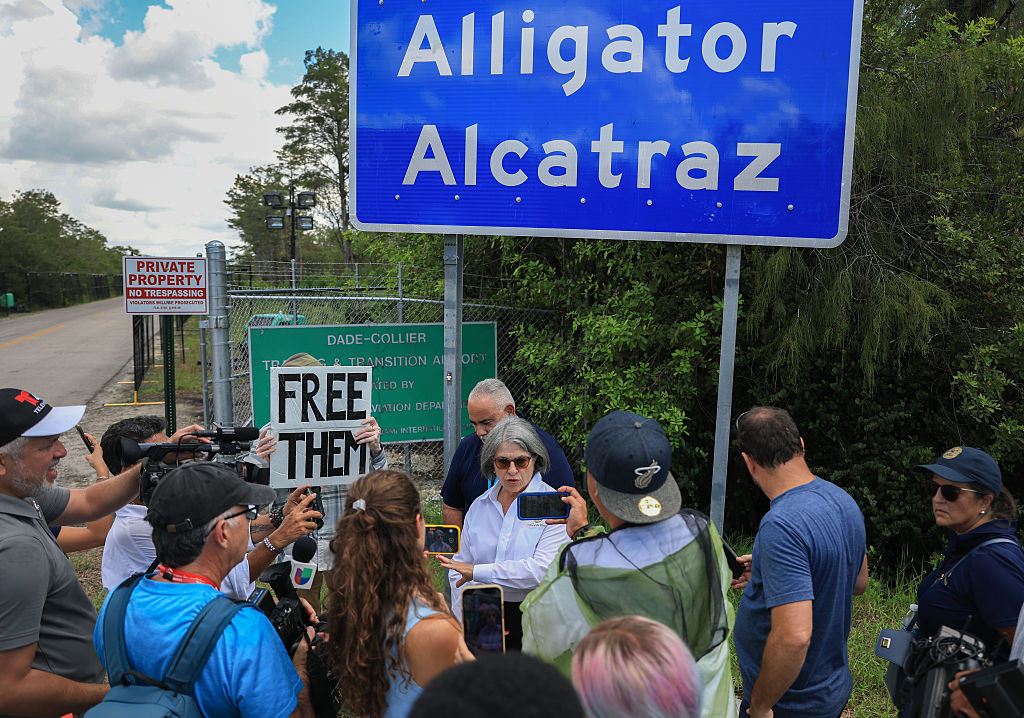 “Alligator Alcatraz” Guards Allegedly Beat Prisoners for Requesting Phone Access