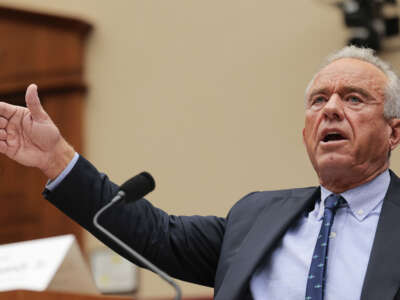 Health and Human Services Secretary Robert F. Kennedy Jr. testifies during a hearing of the House Education And Workforce Committee on Capitol Hill on April 17, 2026, in Washington, D.C.