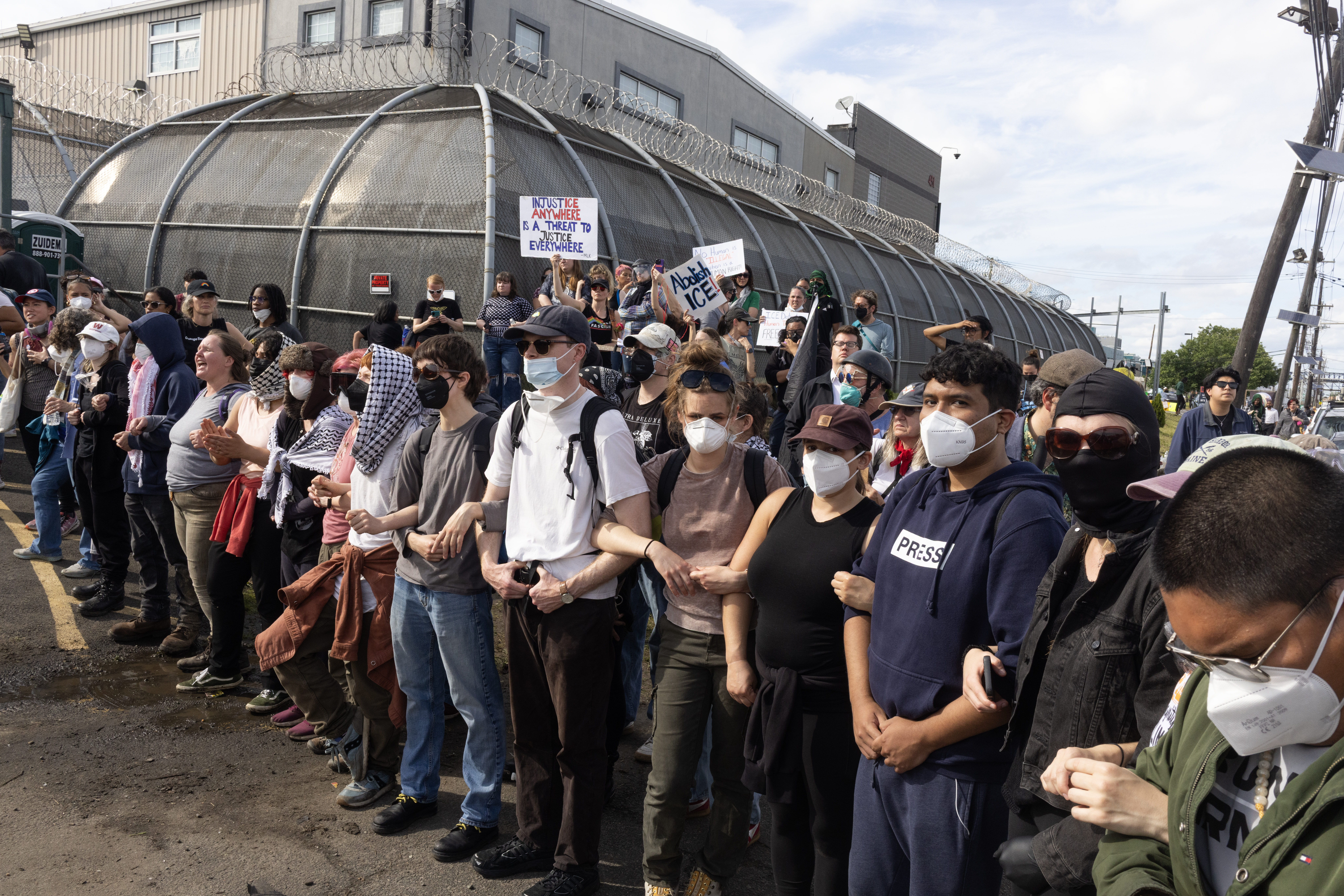Protests Erupt at New Jersey Detention Center in Support of Striking Detainees