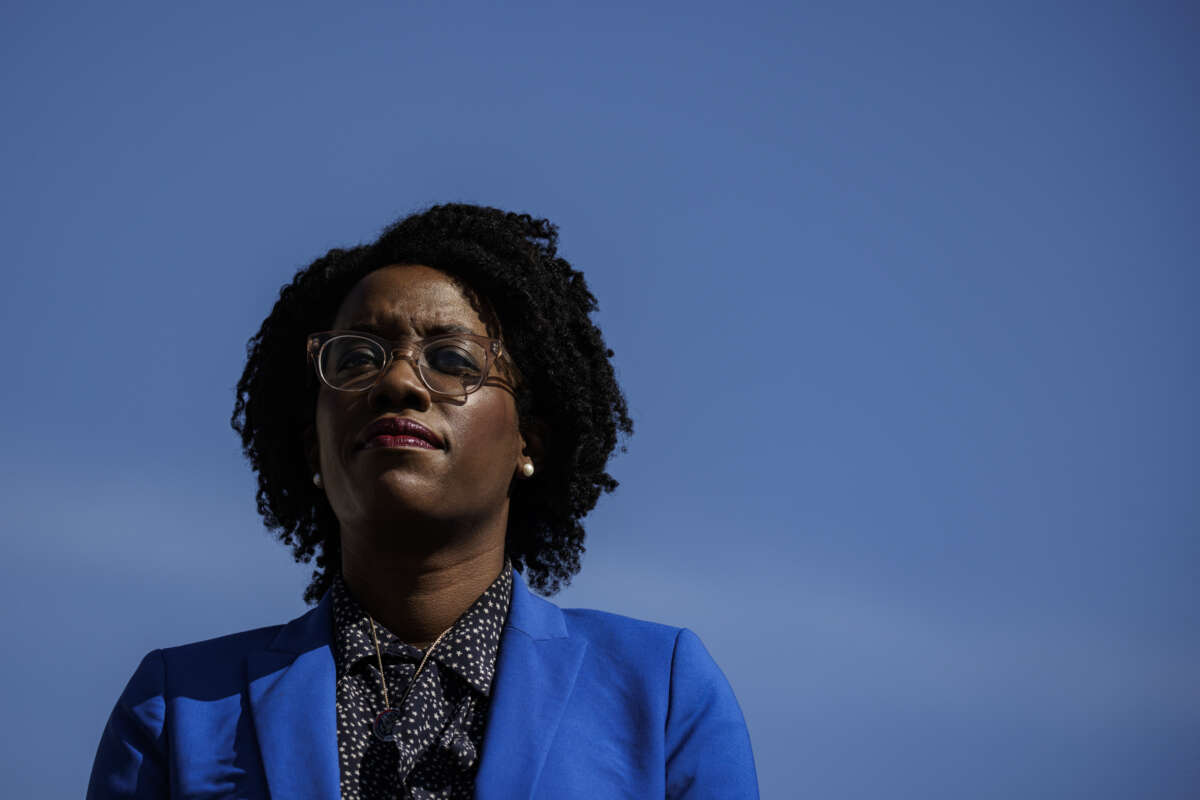 Rep. Lauren Underwood speaks during a press conference on September 21, 2022, in Washington, D.C.